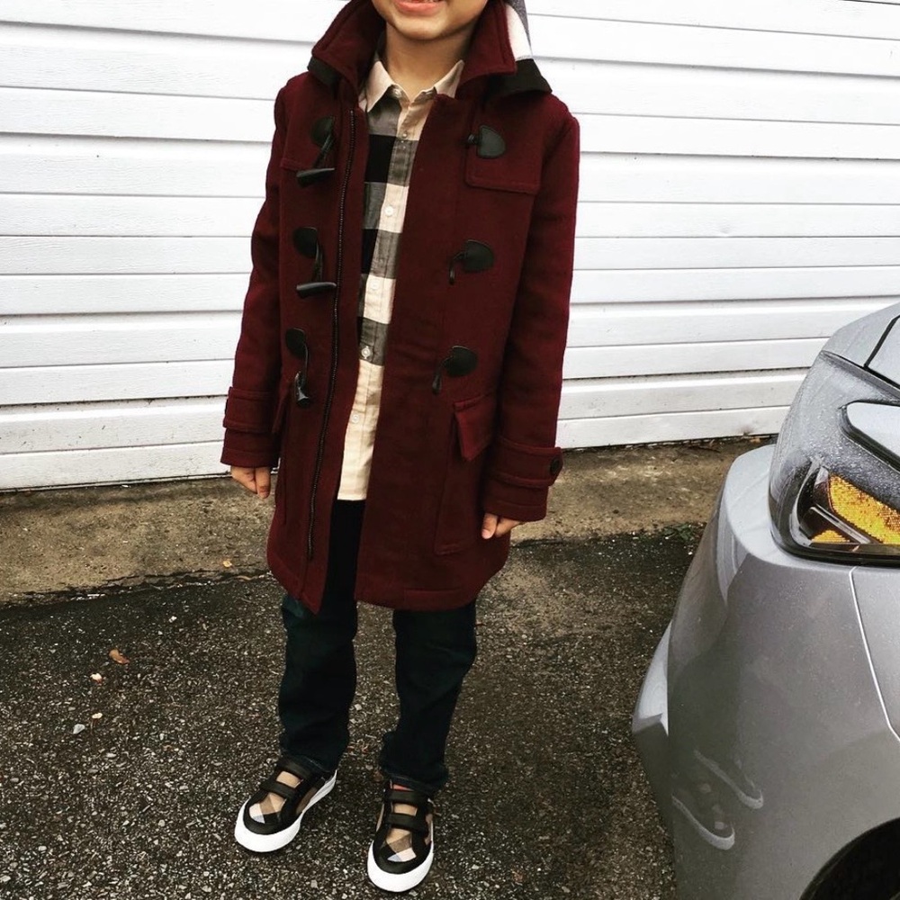 Burberry wool duffle coat - Picture 4 of 5